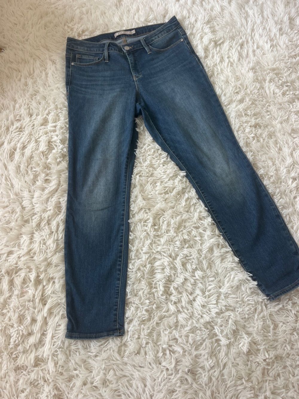 Athleta Blue Straight Leg Jeans